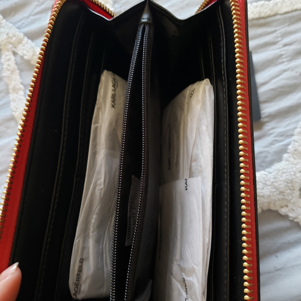 Karl Lagerfeld Paris wallet red - Picture 4 of 6
